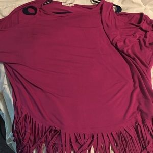 Women’s Large fringe Boutique Top